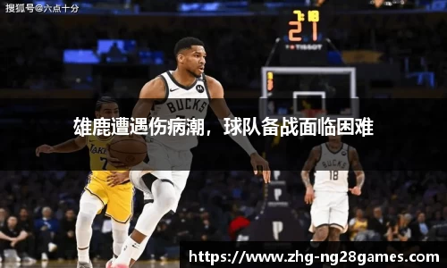 雄鹿遭遇伤病潮，球队备战面临困难